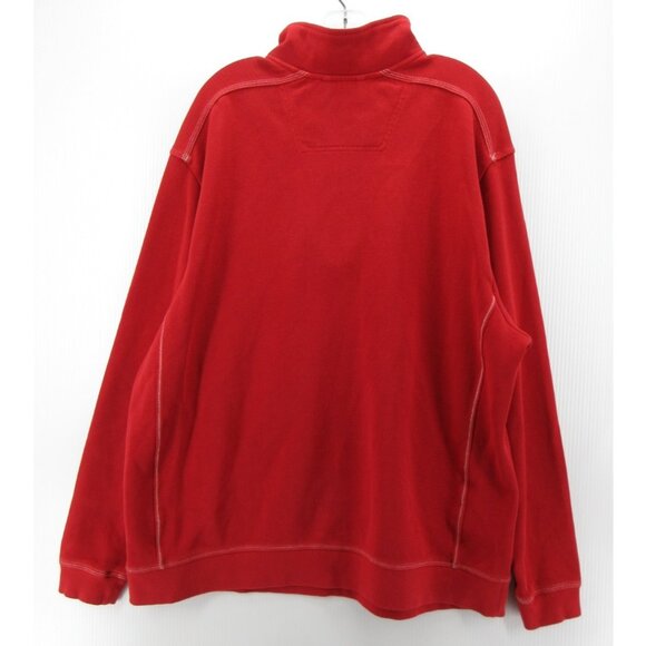 Tommy Bahama Sweatshirt 1XB Big Pullover 1/4 Zip Marlin Logo Casual - Picture 7 of 11